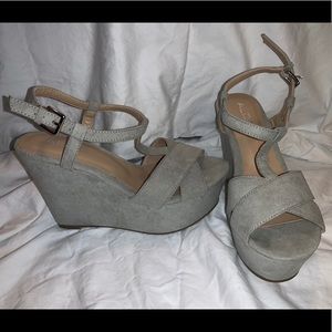 ALDO GREY WEDGES